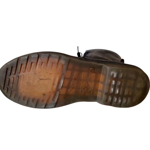 Dr Martens Black Leather Boots Made in Thailand Sz 10 US M/ 11 US L - Picture 7 of 11